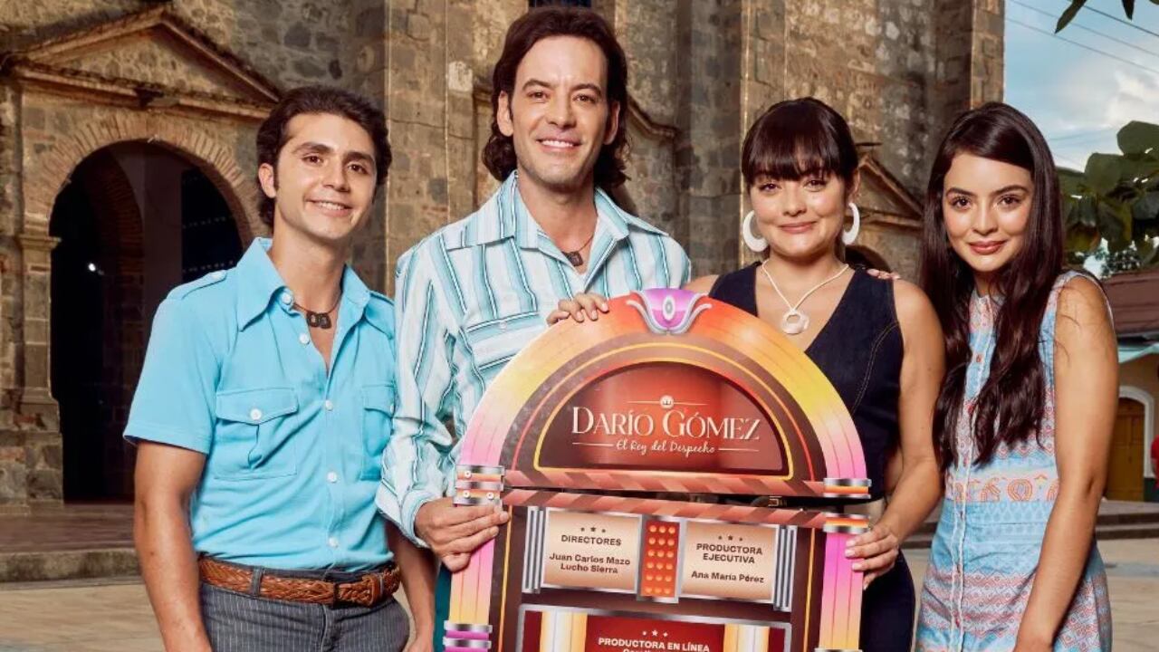 Julián Zuluaga, Diego Cadavid, Yuri Vargas y Majo Vargas.