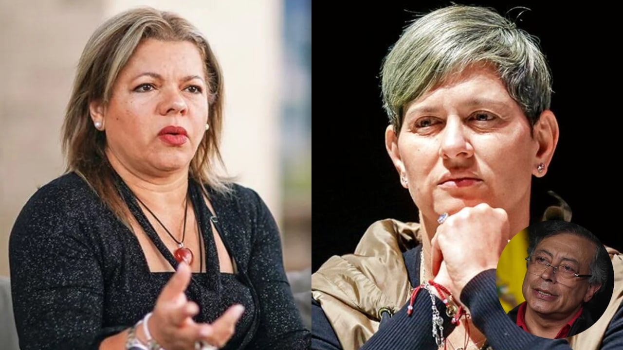 Mary Luz Herrán, Verónica Alcocer y Gustavo Petro.