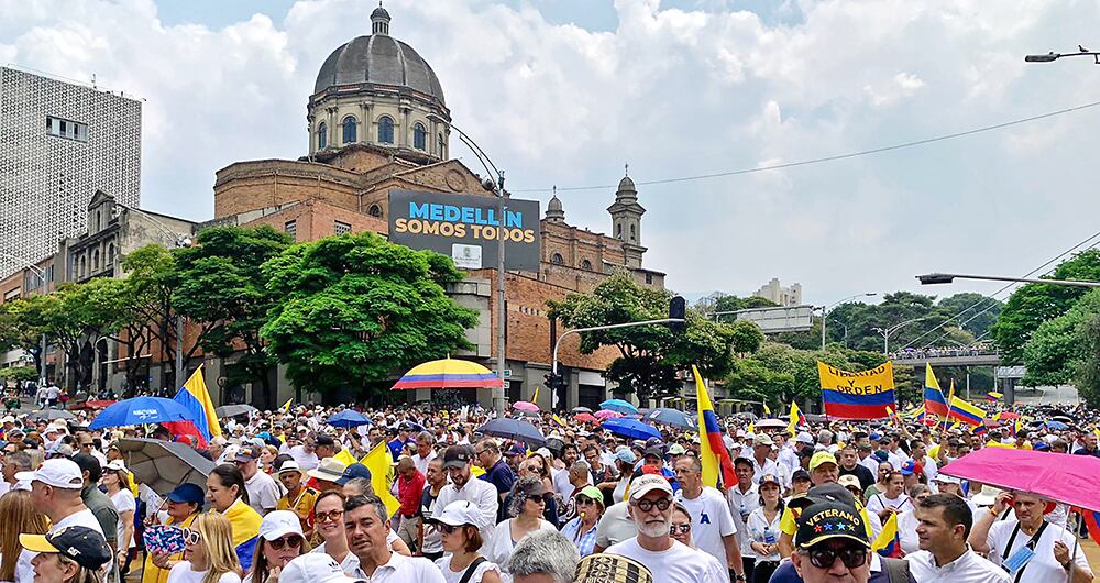 En Medellín hubo una gran movilización.