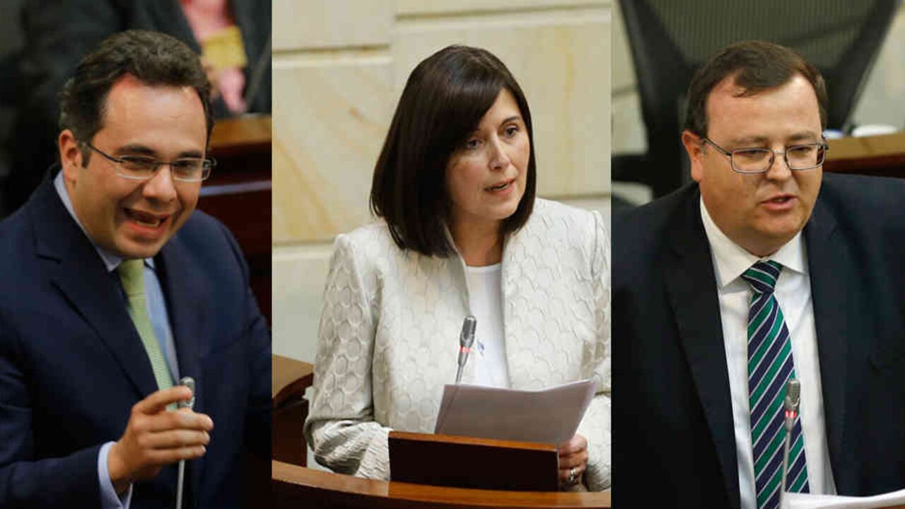 Álvaro Motta, Diana Fajardo y Alejandro Ramelli, candidatos a la Corte Constitucional en la plenaria del Senado