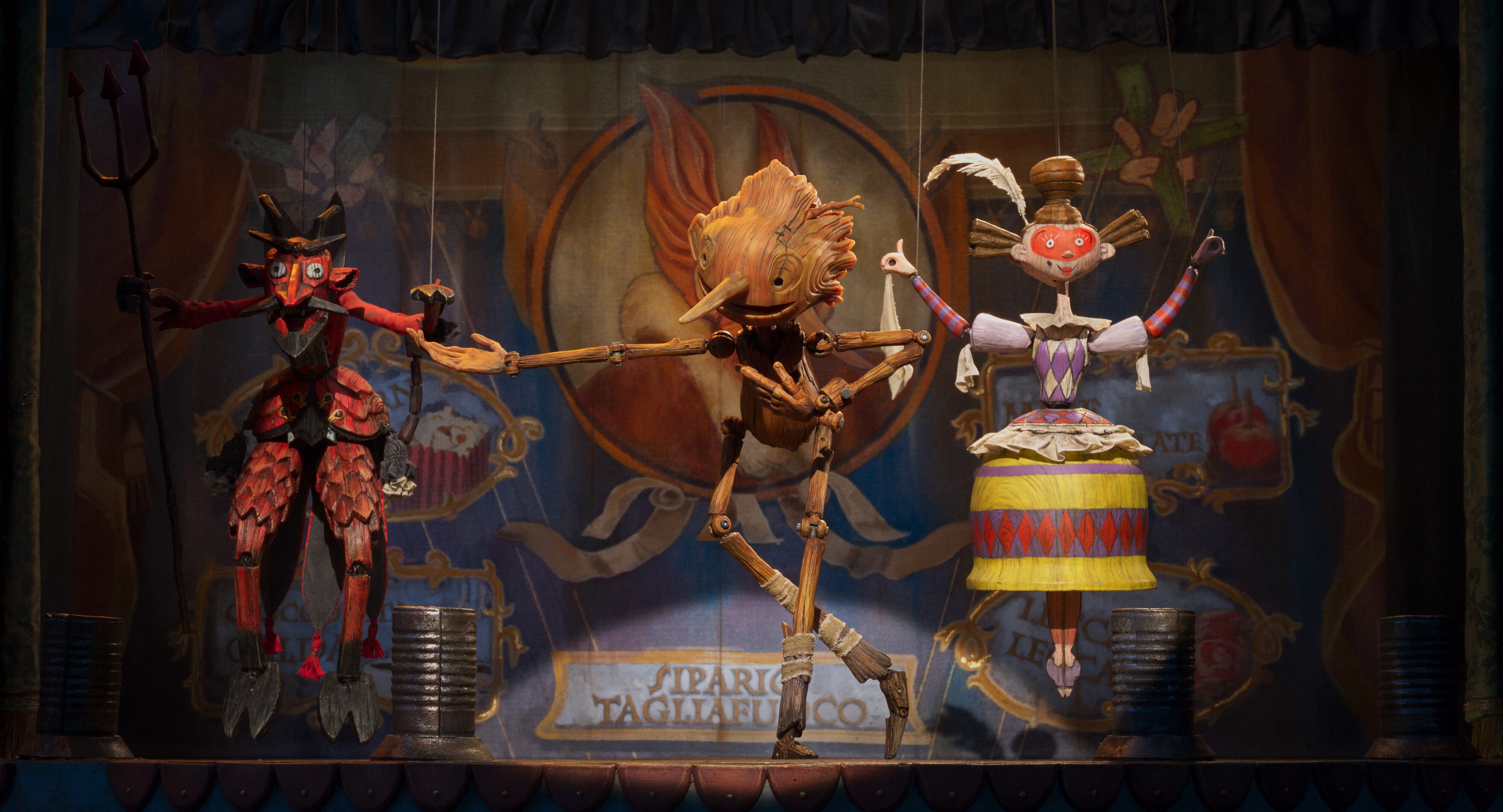 Guillermo del Toro's Pinocchio - (Center) Pinocchio (voiced by Gregory Mann). Cr: Netflix © 2022