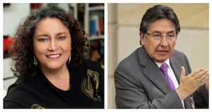 Angélica Lozano y Néstor Humberto Martínez