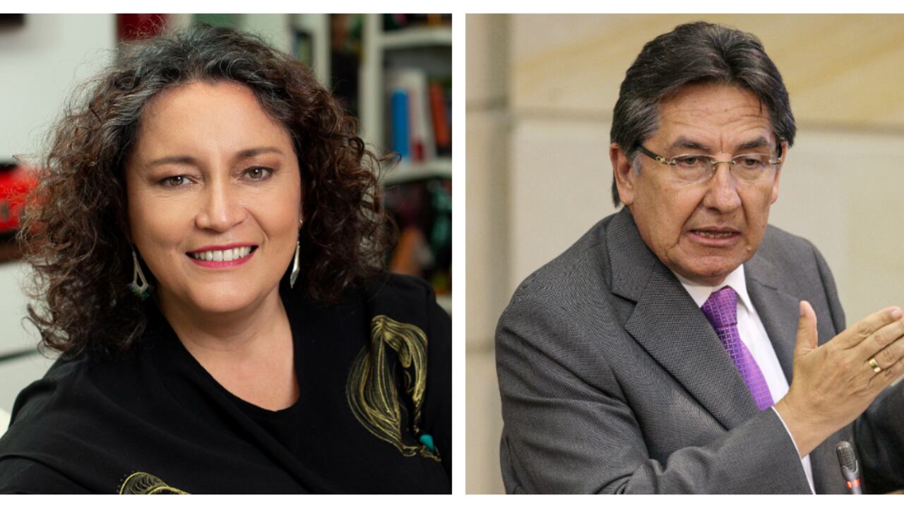 Angélica Lozano y Néstor Humberto Martínez