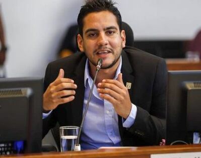 Imagen del Concejal de Medellín Alex Flórez. Tomada de Twitter.