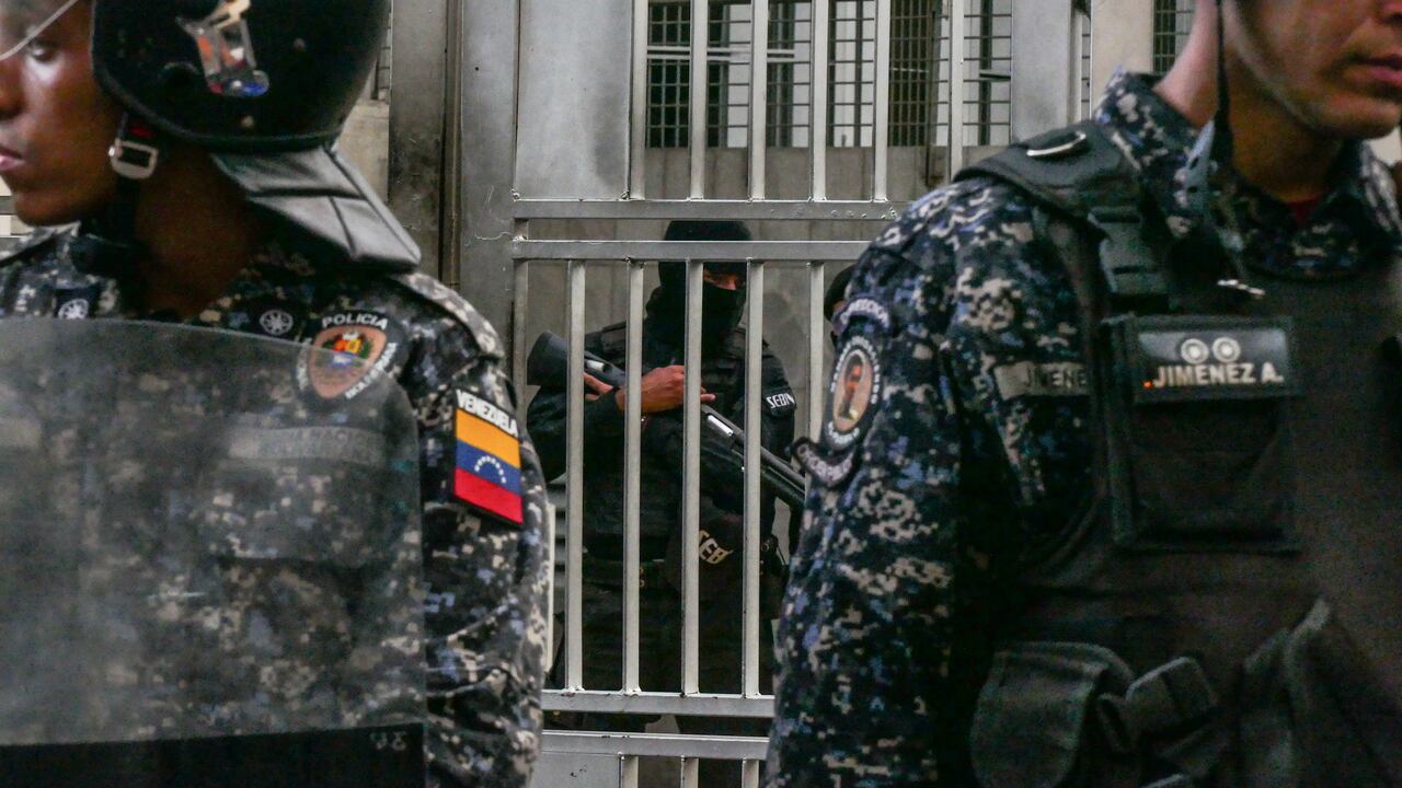 Miembros de la policía en Venezuela