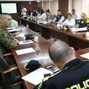 Consejo de seguridad en Cali, donde se presentó el plan de seguridad para Semana Santa.