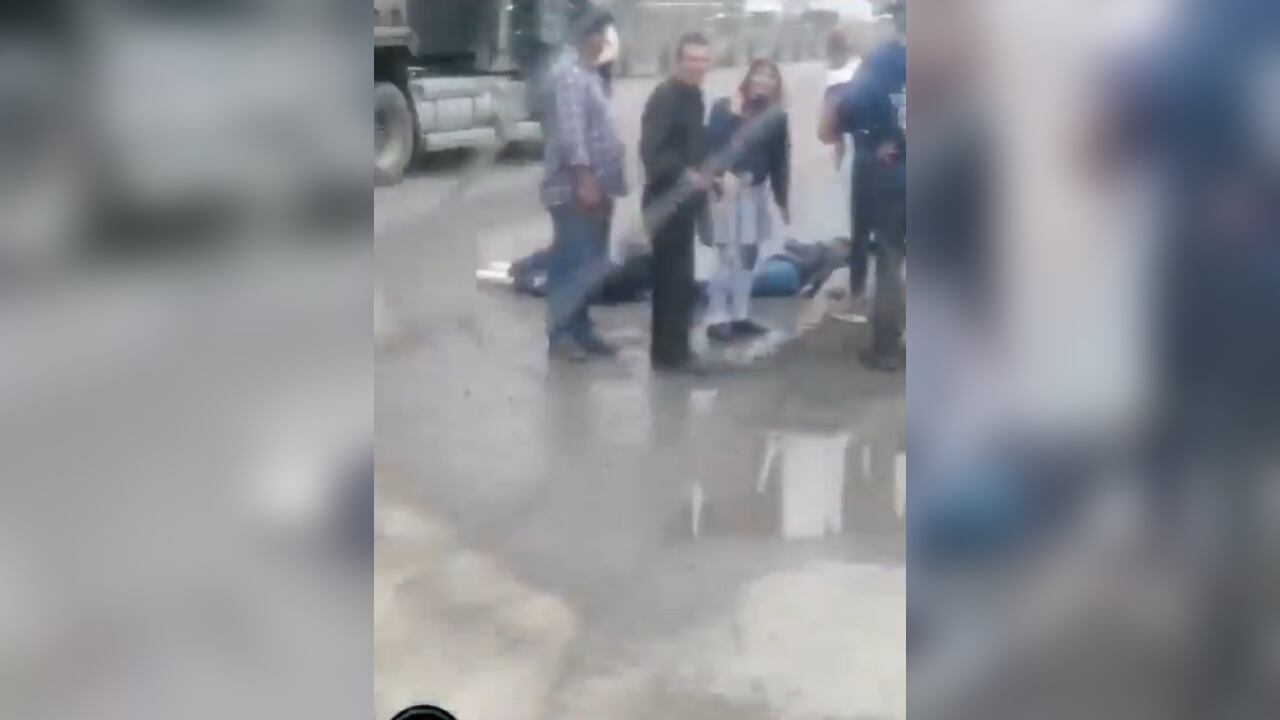 La mujer se encuentra en delicado estado.