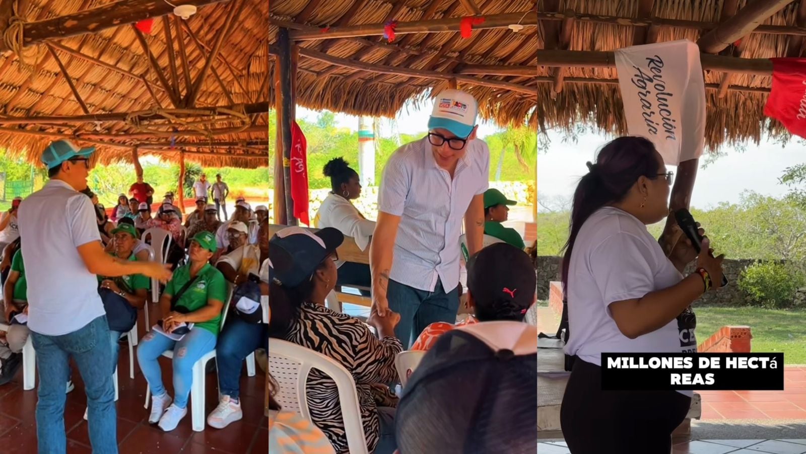 Evento política en una finca en poder de la SAE.