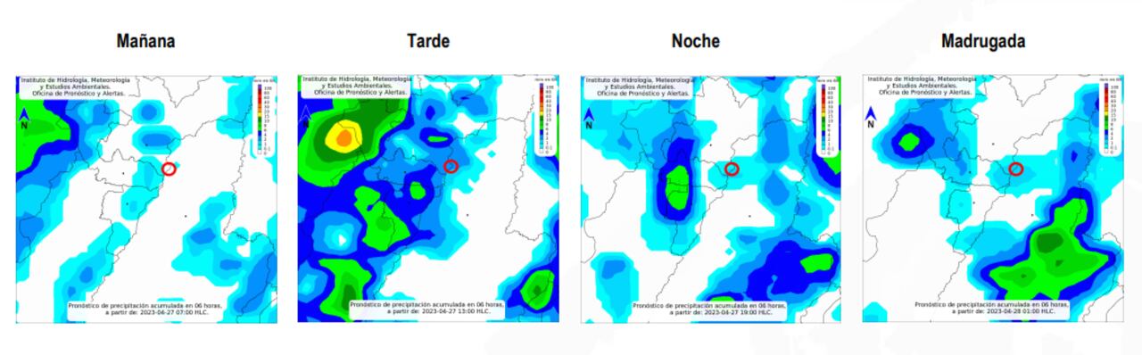 En el área de interés del volcán se han observado cielo mayormente nublado y predominio de tiempo seco