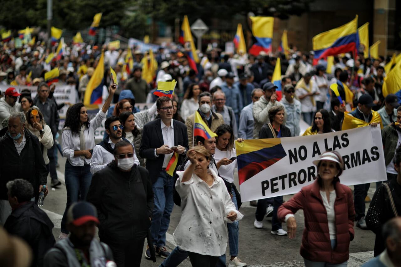 Marchas convocadas por la oposición en contra del Gobierno 15 febrero