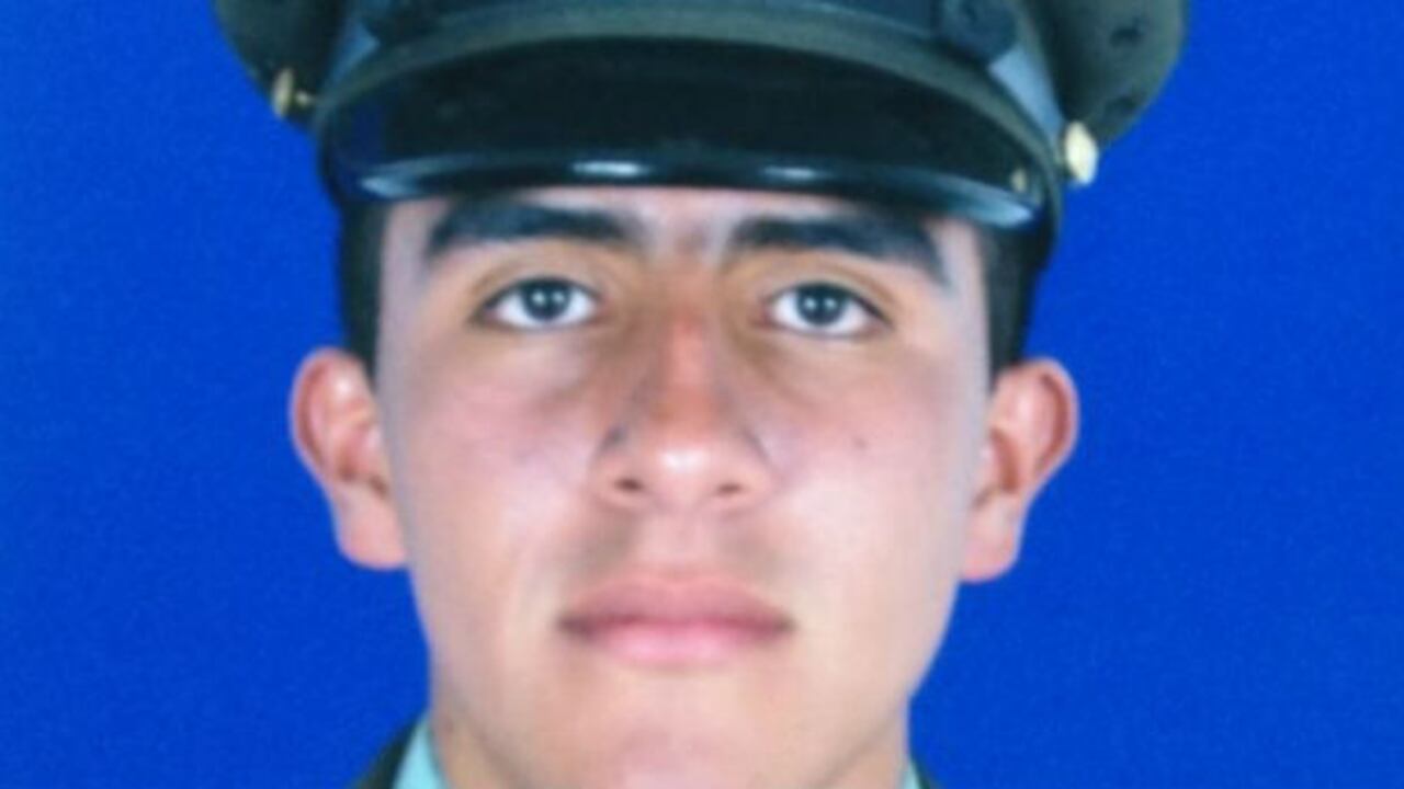 El patrullero Cristian Yate es uno de los secuestrados por las FARC.
