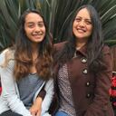 Angélica Cujar y su hija Valentina.