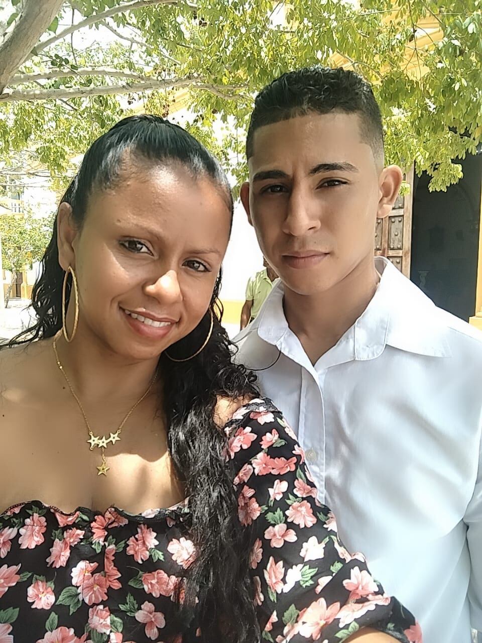 Zuleima Rodríguez y su hijo el soldado Javier Rodríguez, secuestrado por las disidencias de las Farc.