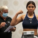 La boxeadora mexicana Jeanette Zacarías.