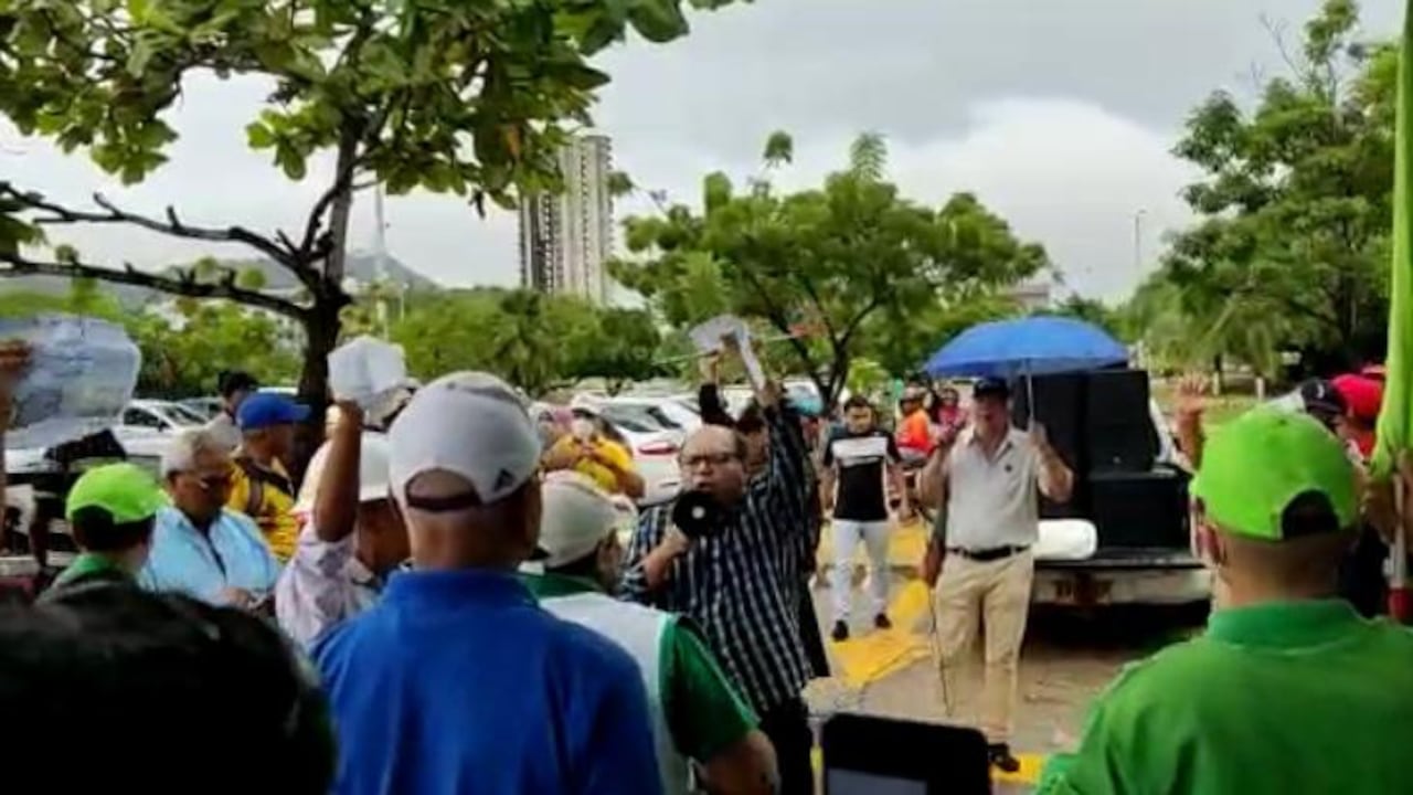 Protestas en Cartagena en contra de Afinia y sus tarifas.