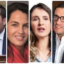 Clara Rojas, Jaime Felipe Lozada, Sofía Gaviria, Paloma Valencia e Iván Cancino.