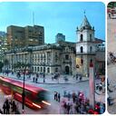 Panorámicas de Bogotá e Inírida, la capital del Guainía.