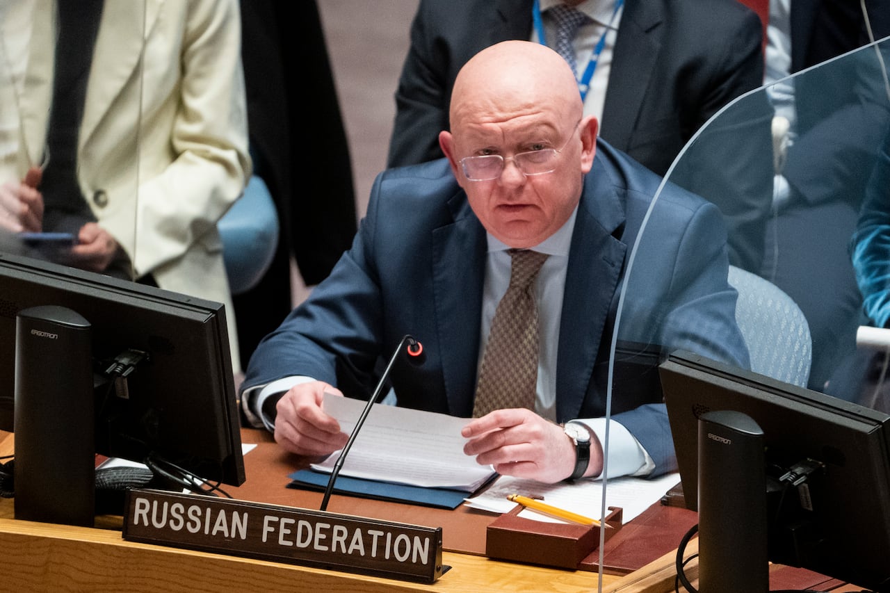 Vassily Nebenzia, representante permanente de Rusia ante las Naciones Unidas
