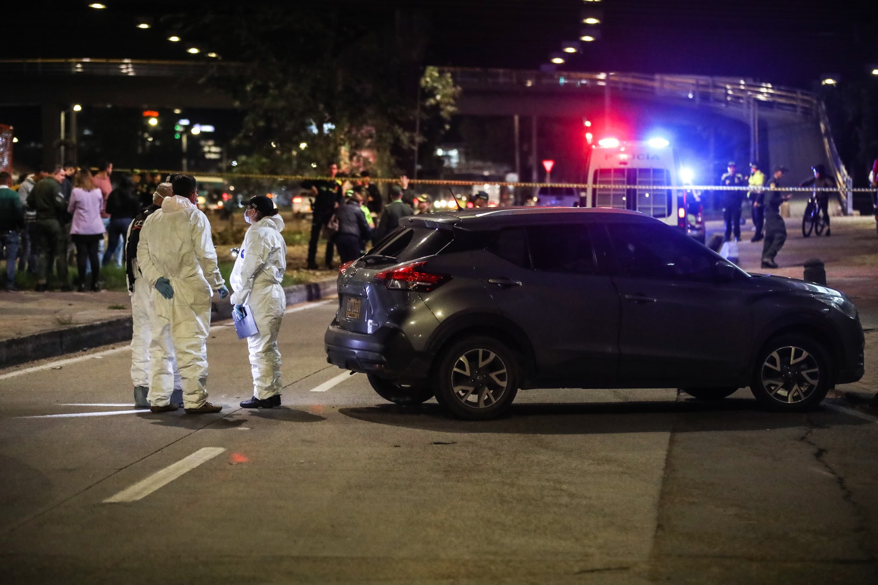 Vehículo en el que fue asesinado el Coronel (r) Élmer Fernández, director de la cárcel La Modelo