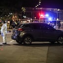 Vehículo en el que fue asesinado el Coronel (r) Élmer Fernández, director de la cárcel La Modelo