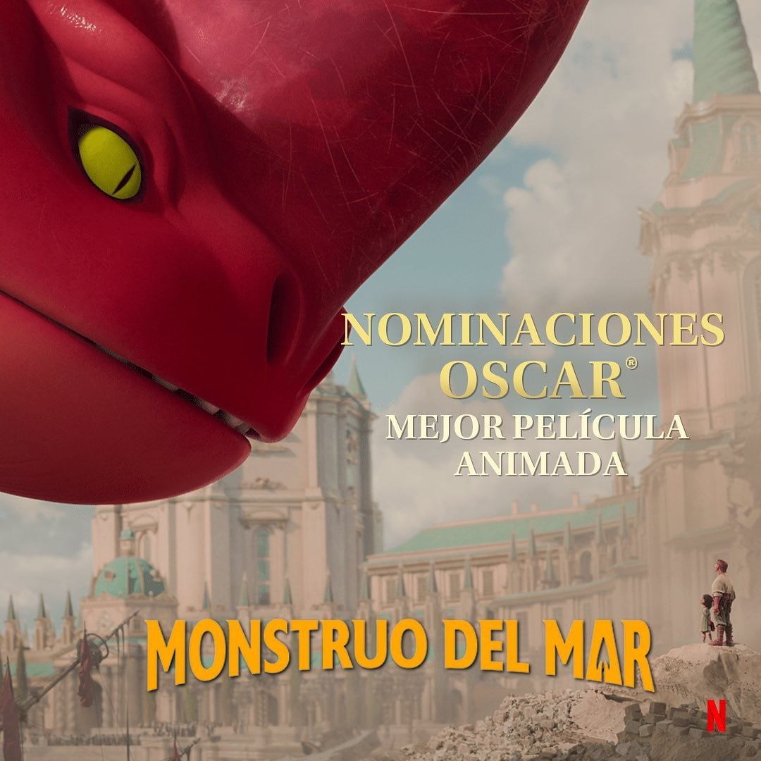 The sea beast está compitiendo contra Pinoccio, Red y más cintas animadas. Foto: Instagram @netflixlatam.