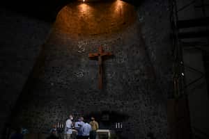 Esta es la capilla en la que se llevará a cabo el acto.