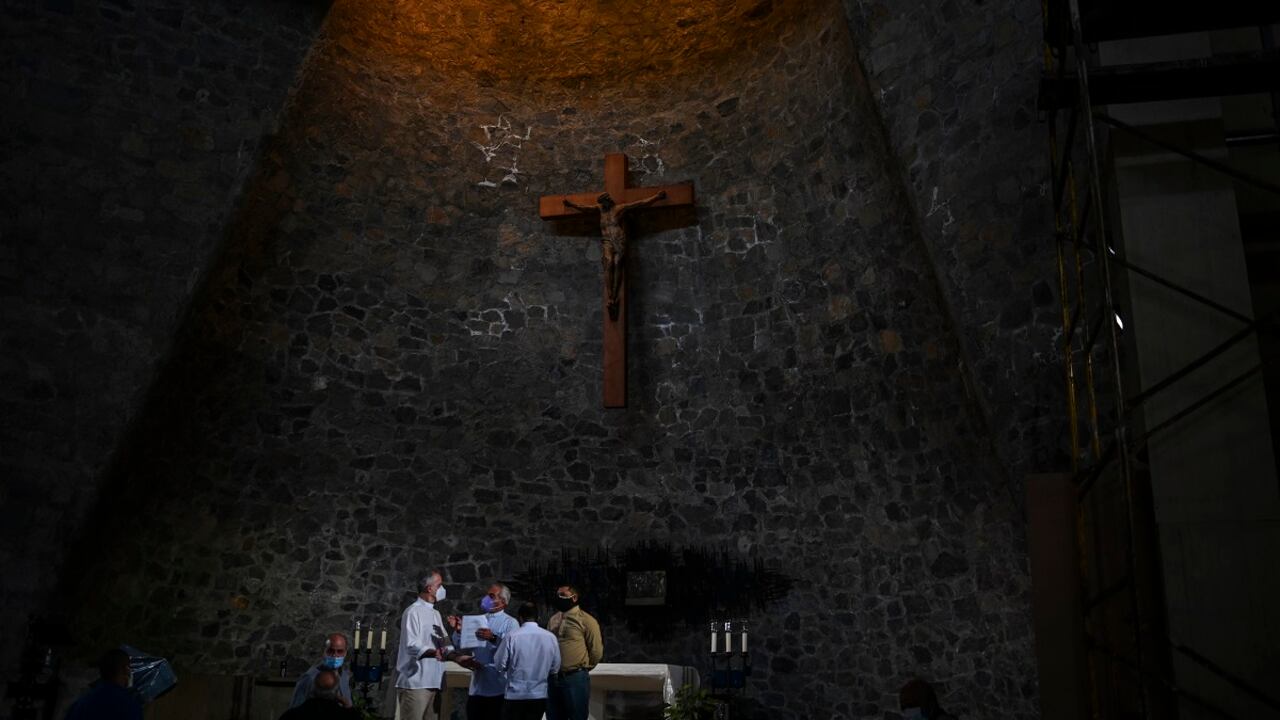 Esta es la capilla en la que se llevará a cabo el acto.