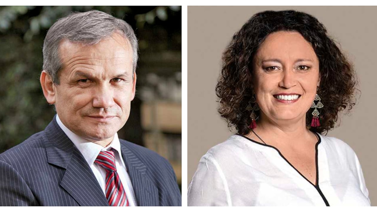 Carlos Ramón González y Angélica Lozano se reunieron este miércoles para buscar una salida.