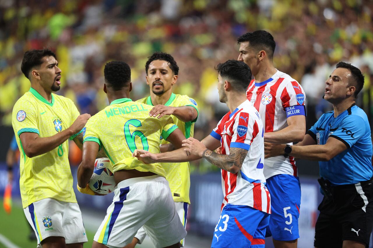 Paraguay vs Brasil - fecha 2 - grupo D Copa América 2024.