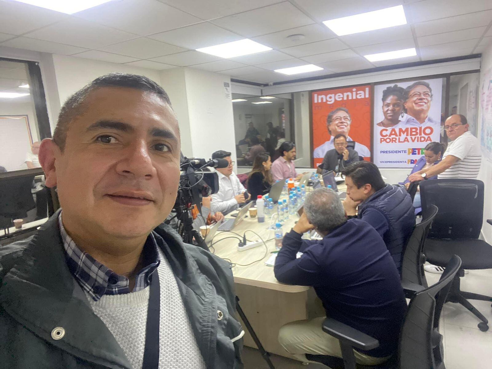 John Jairo Uribe tiene un registro fotográfico de toda la campaña del Pacto Histórico.