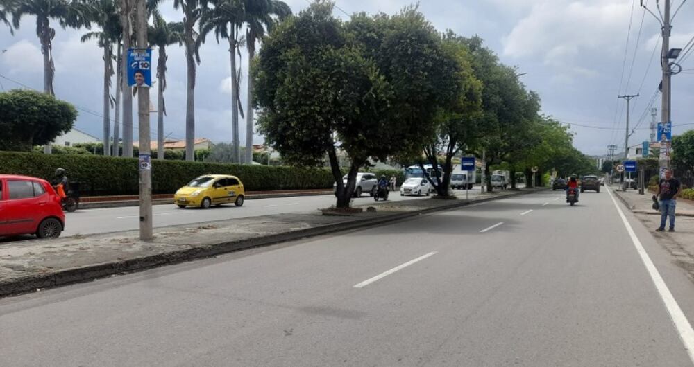 Imagen de referencia de la avenida Libertadores de Cúcuta.