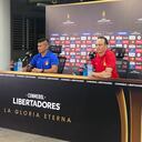El técnico y capitán del Pereira dieron sus reacciones en la conferencia de prensa.