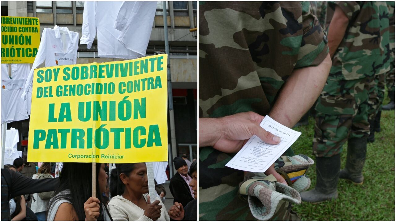 Exintegrantes de las AUC y las Farc serán imputados por 353 hechos delictivos contra la UP y el partido Esperanza, Paz y Libertad