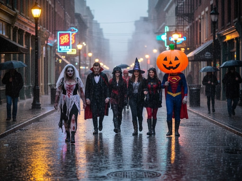 Lluvias en Halloween