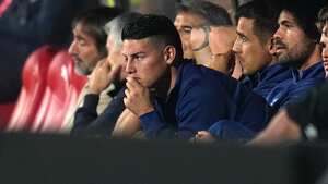 El gesto de James Rodríguez al no ingresar al partido contra Girona