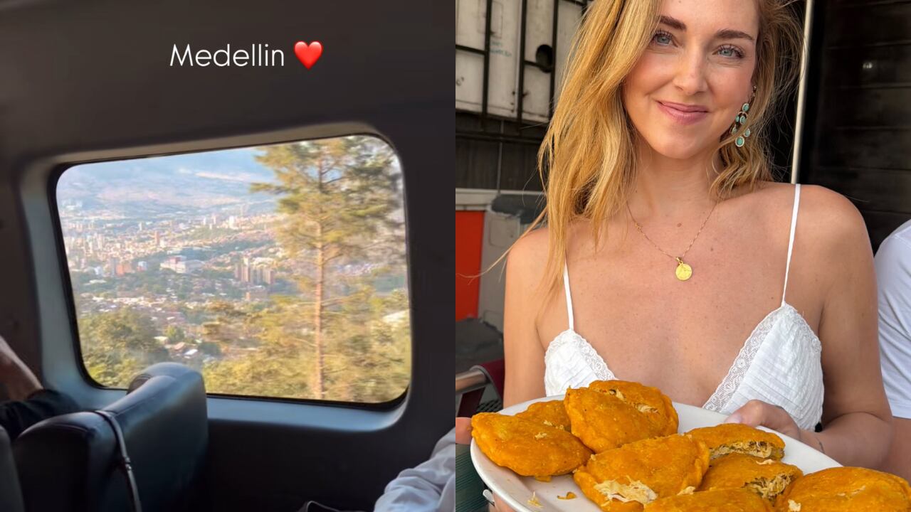 Chiara Ferragni en Medellín, Colombia.