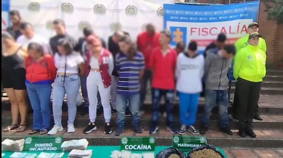 Capturados presuntos integrantes de Robledo, en Medellín.