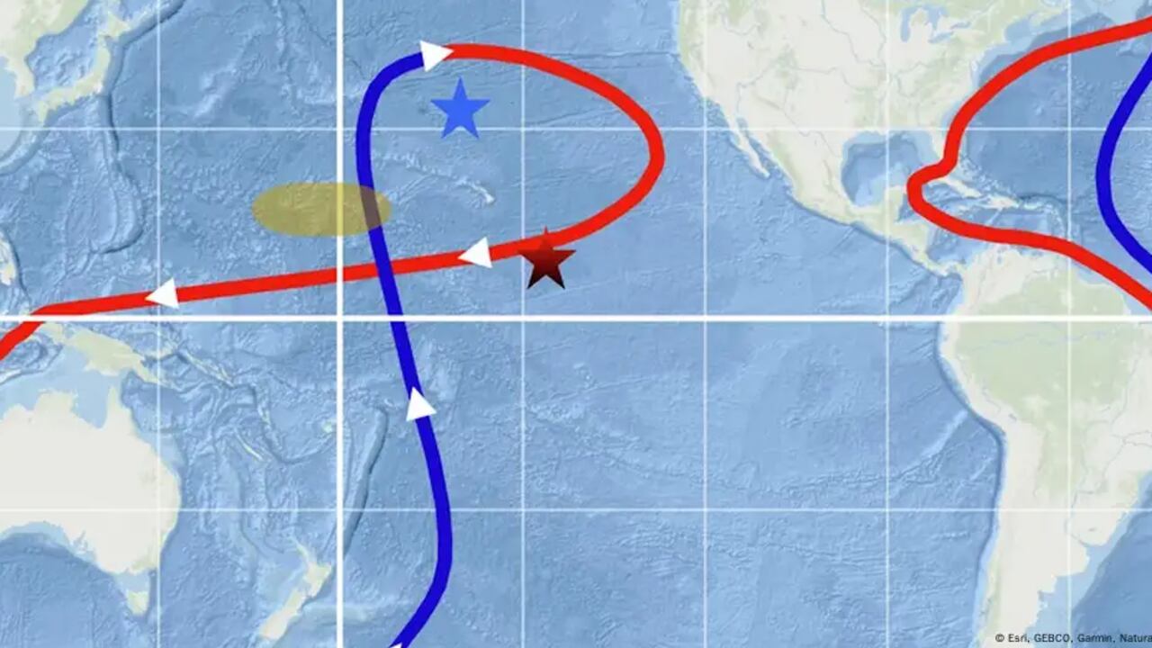 Las muestras de ferromanganeso estudiadas provienen de zonas del Pacífico afectadas por corrientes oceánicas importantes.