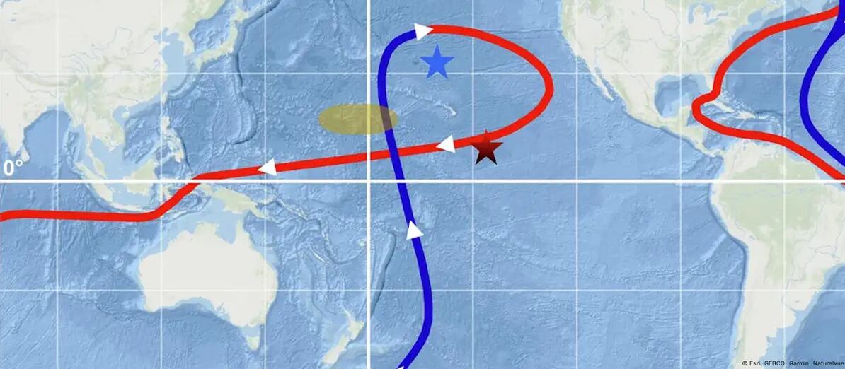 Las muestras de ferromanganeso estudiadas provienen de zonas del Pacífico afectadas por corrientes oceánicas importantes.