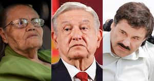 De izquierda a derecha: María Consuelo Loera, AMLO y ‘El Chapo’ Guzmán.