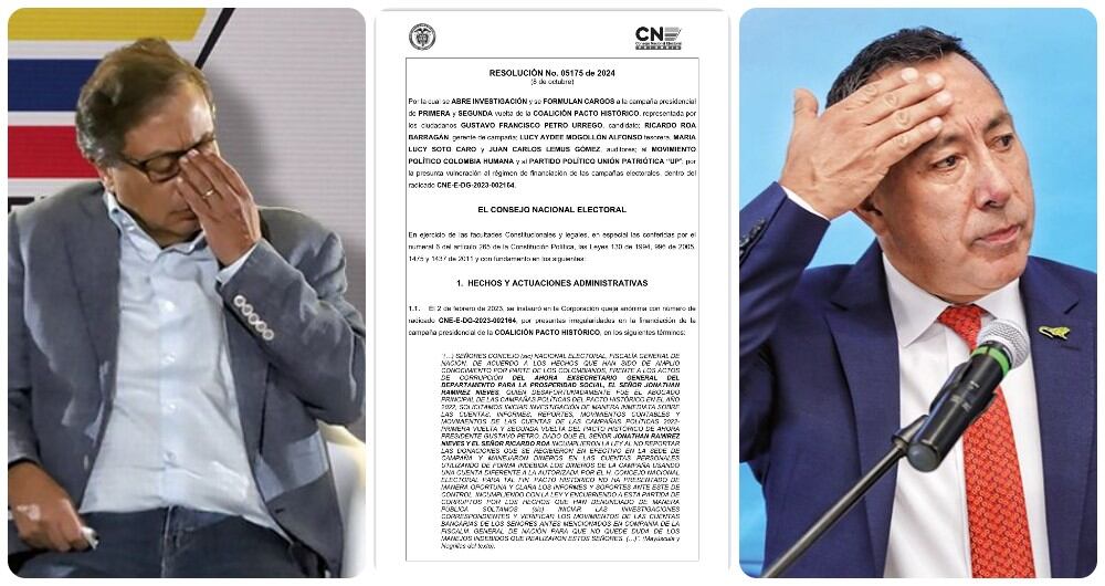Gustavo Petro, Ricardo Roa y el pliego de cargos en su contra.