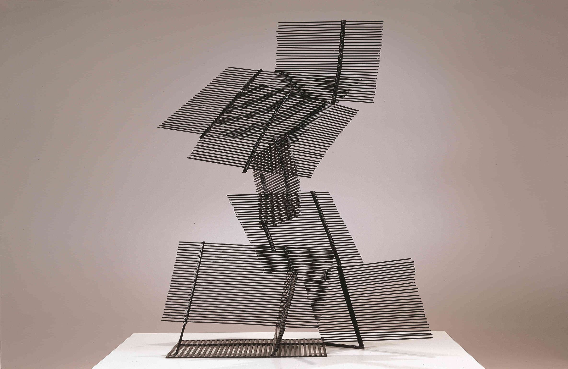 4. Gego (Gertrud Goldschmidt), (Venezuelan, born Germany, 1912–1994). Eight Squares. 1961. Painted iron.