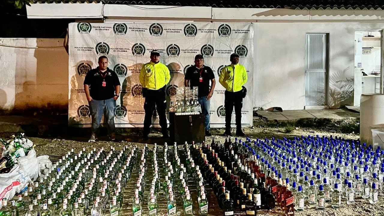 Operativo de la Policía en Barranquilla.