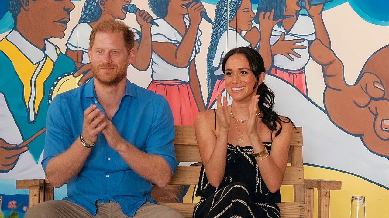 Enrique y Meghan Markle visitan Colombia.