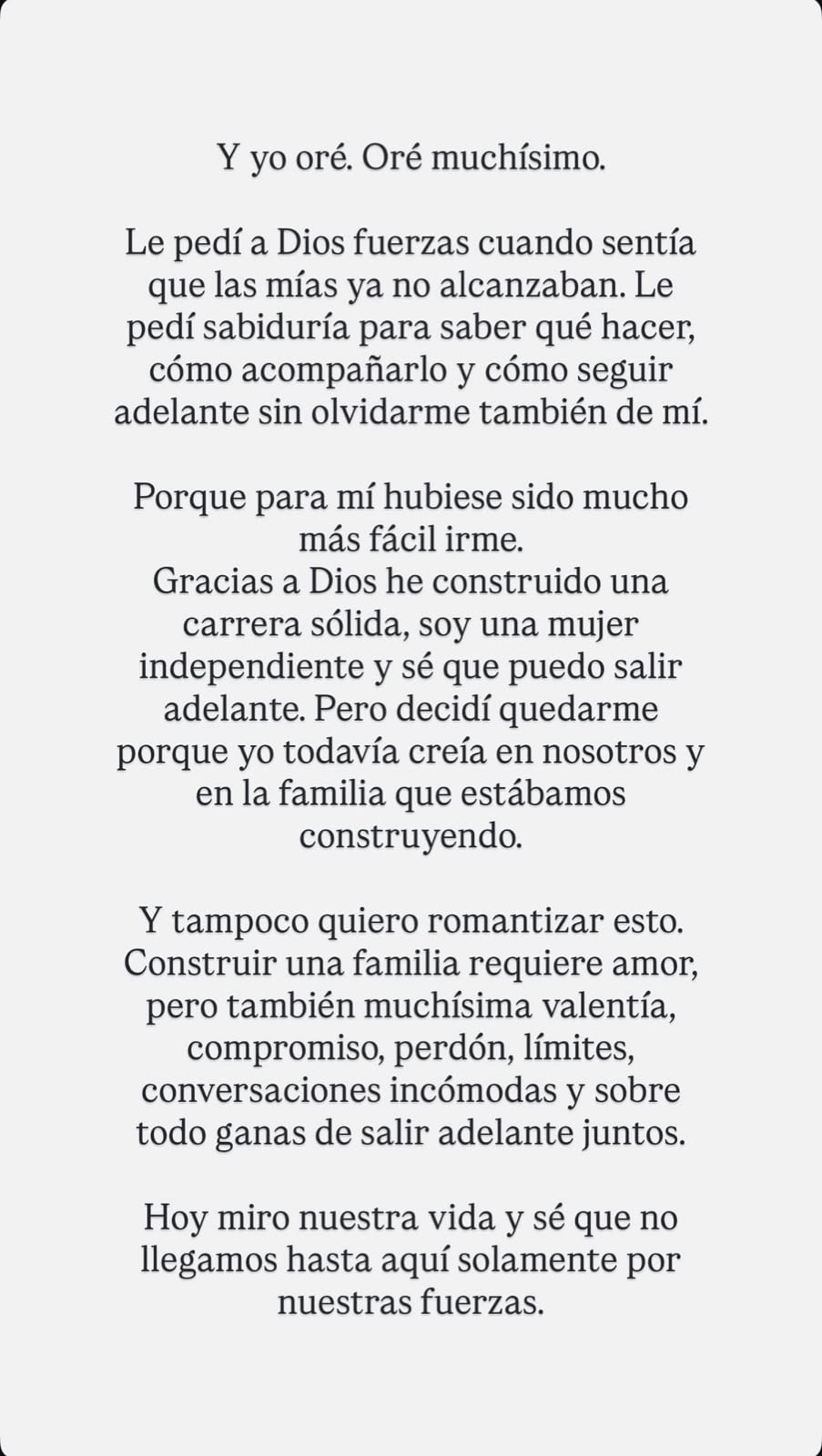 Reacción de Luisa Fernanda W