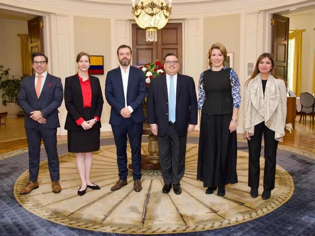 Reunión del alcalde electo, Carlos Fernando Galán, con el embajador de Estados Unidos, Francisco Palmieri