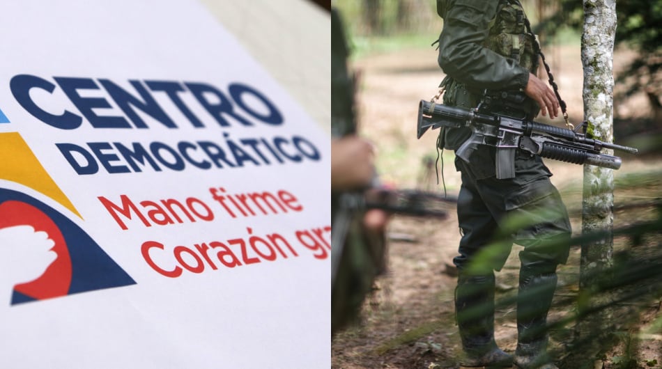 Centro Democrático y disidencias de las Farc.