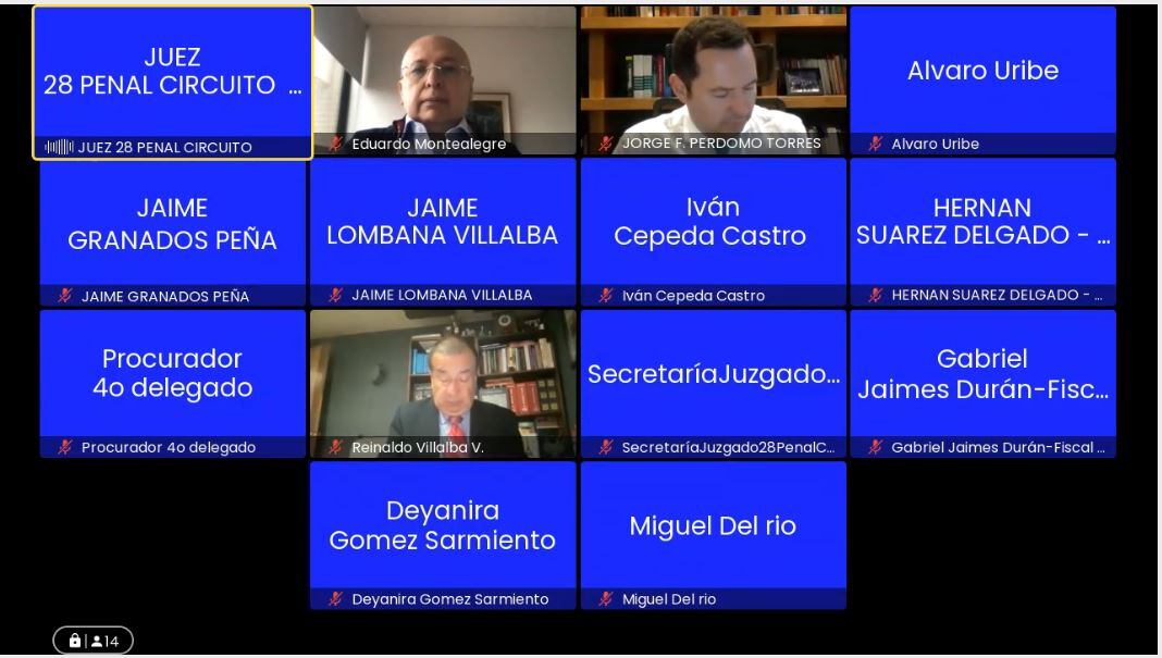 La jueza 28 de conocimiento de Bogotá define la petición de la Fiscalía General de precluir la investigación contra el expresidente Álvaro Uribe Vélez.