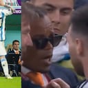 Lionel Messi y Edgar Davids terminaron discutiendo después del partido entre Argentina y Países Bajos.