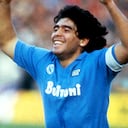 Diego Amando Maradona en Napoli. Foto: @sscnapoliES - Twitter oficial